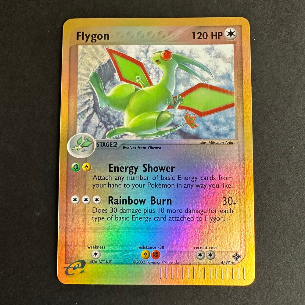 Pokemon TCG Flygon 4/97 EX Dragon Reverse Holo Rare NM